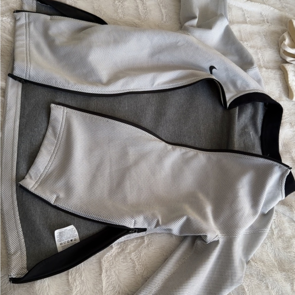 Nike Black and Gray Sports Jacket